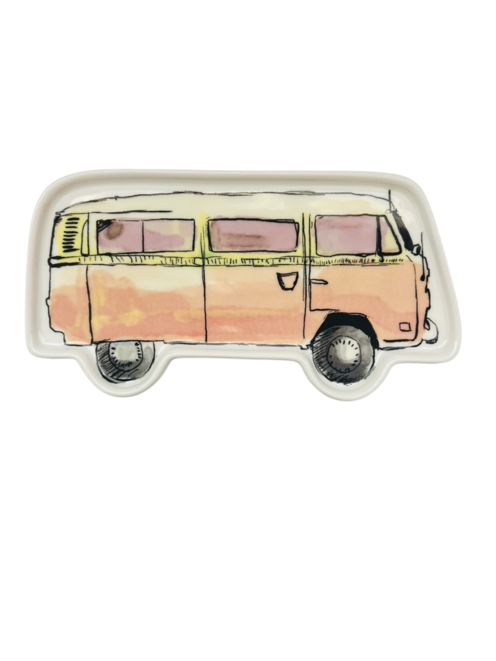 Fishs Eddy Ceramic Van Trinket Tray
